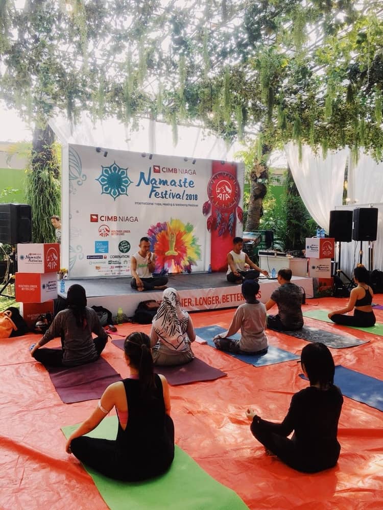 Menularkan Gaya Hidup Sehat Di Namaste Festival 2018