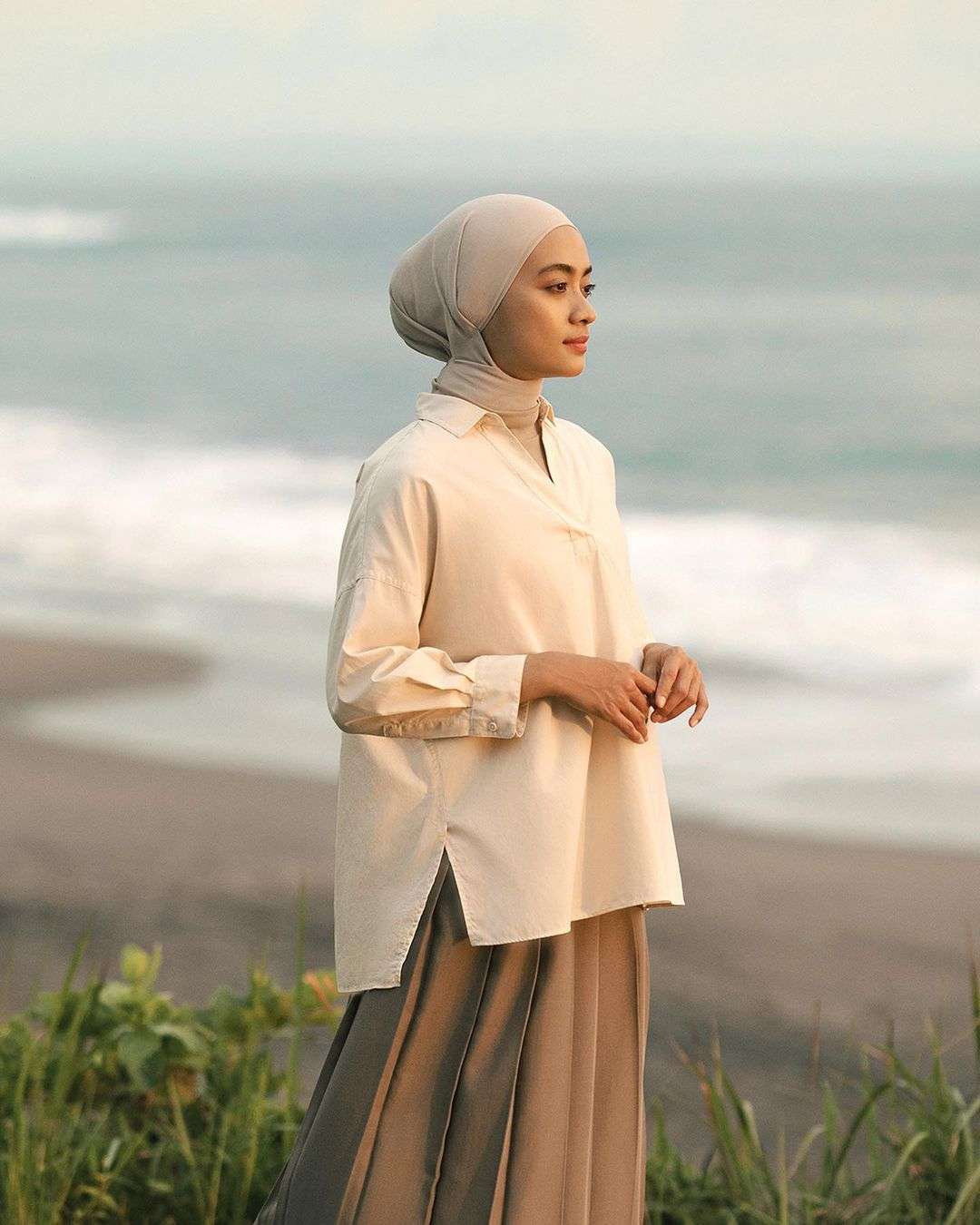 Inspirasi Fashion Hijab Kekinian Aneka Gaya Ala Influencer 6360