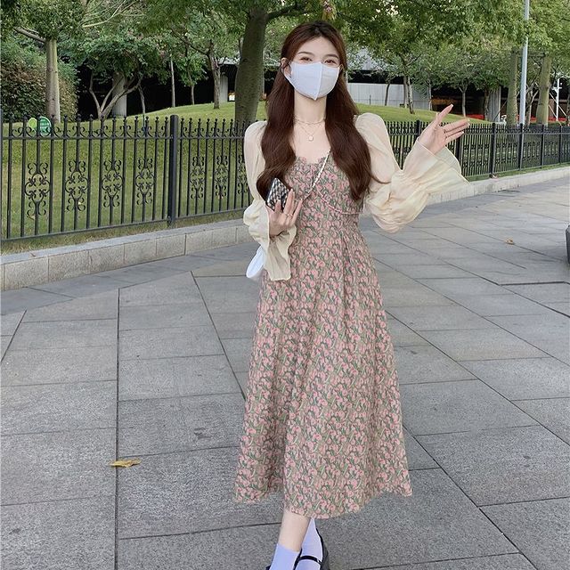 Rekomendasi Dress Korea Panjang Untuk Berbagai Kesempatan