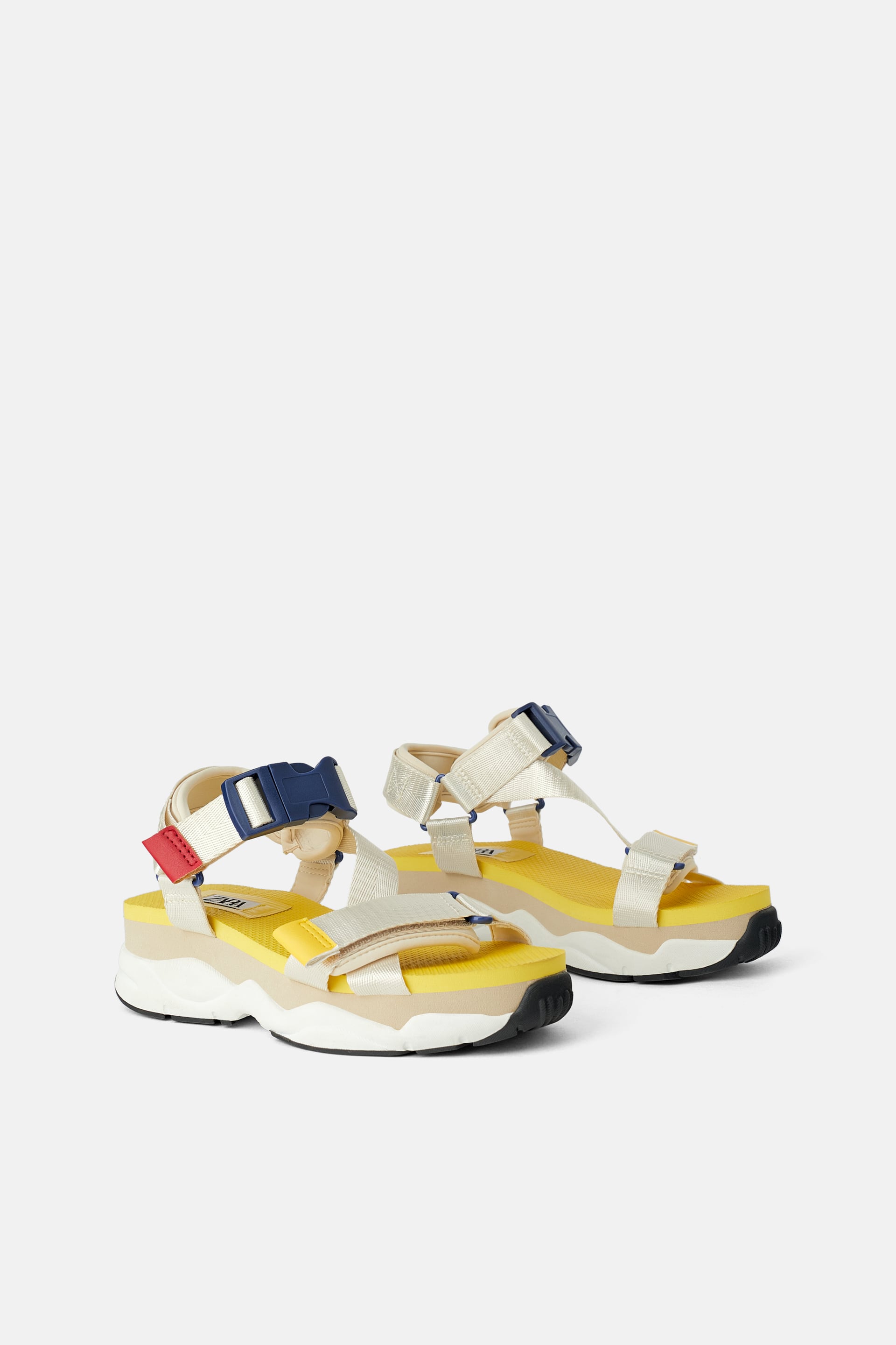 zara multicoloured sandals